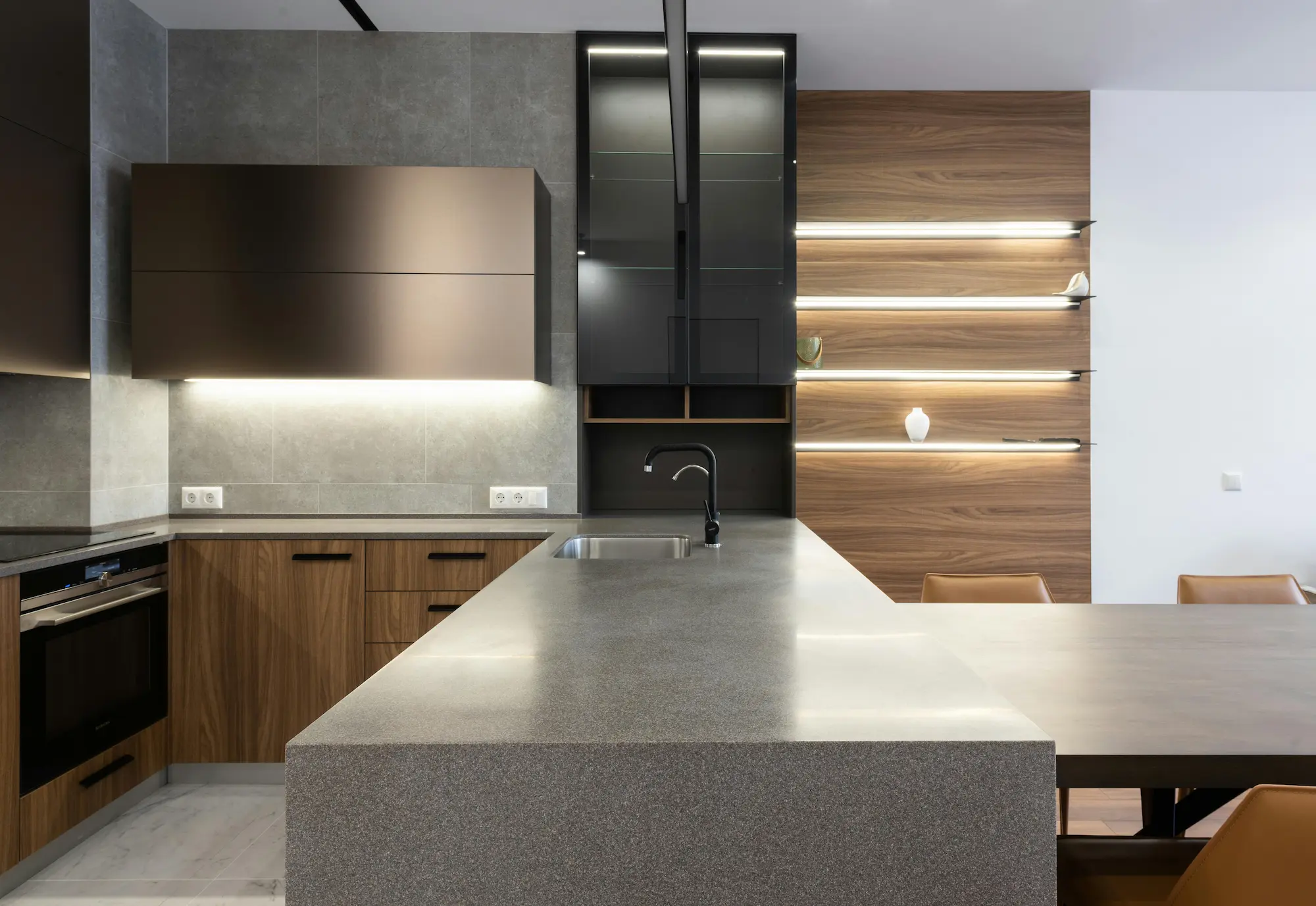 Luxury stone countertop kitchen